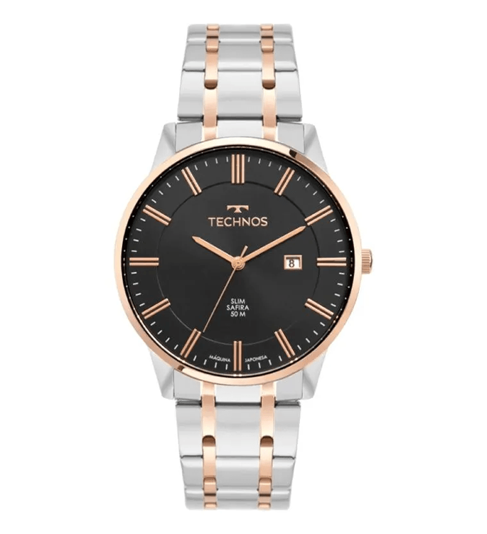 RELÓGIO TECHNOS SLIM MASCULINO GM10YW/1F - Lisjoias
