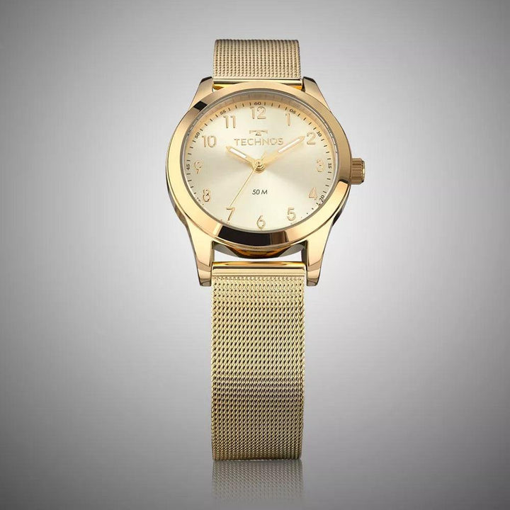 Relógio Technos Feminino Boutique Dourado - 2035MUS/1X - Lisjoias