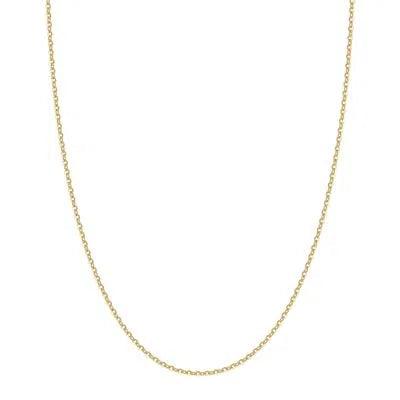 Cordão Cadeado Em Ouro 18K 40Cm - Lisjoias