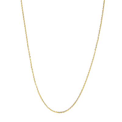 Cordão Cadeado Em Ouro 18K 60Cm - Lisjoias