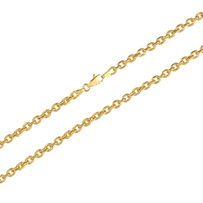 Cordão Cadeado Redondo Em Ouro 18K 60Cm - Lisjoias