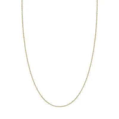 Cordão Cadeado Redondo Em Ouro 18K 60Cm - Lisjoias