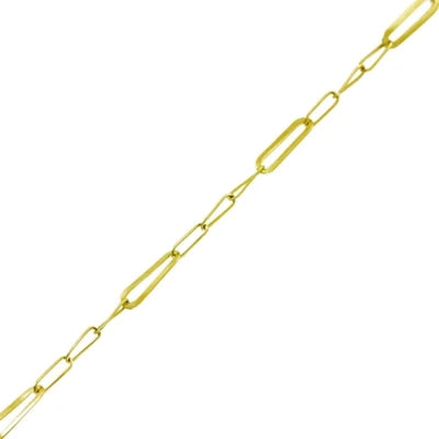 Pulseira Feminina Elos Alternados 3x1 18 cm