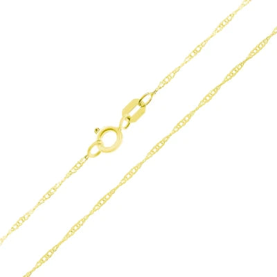 Pulseira Ouro 18K Singapura 18 cm